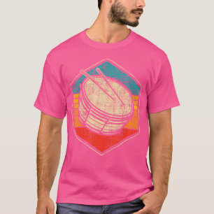 Retro Snare Drum - Marching Band Drumline T-shirt