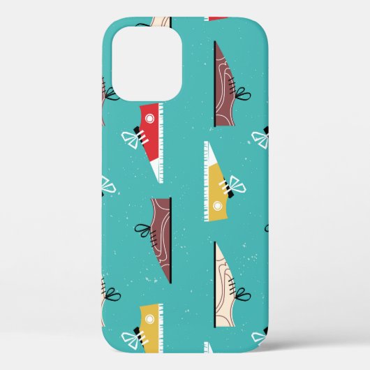 Retro sneakers: naadloos patroon. Case-Mate iPhone case (Achterkant)