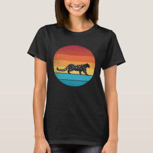 Retro Sneeuw Luipaard en schattig dier 6 T-shirt
