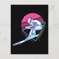 Retro  sneeuw van 80 jaar Ski