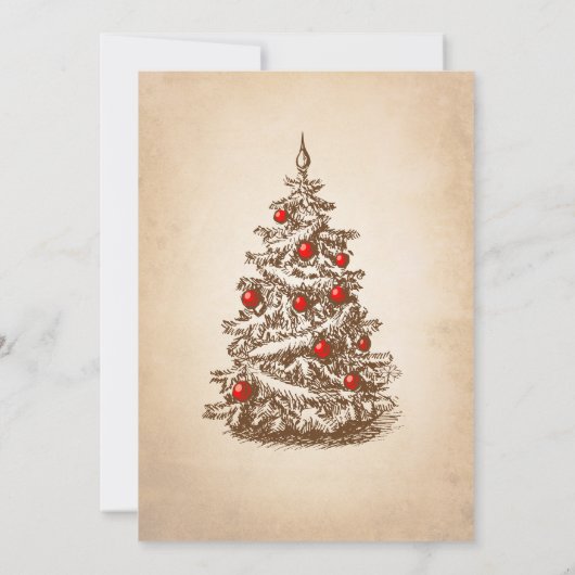  Retro Sneeuwman Kerstmis Verjaardagsfeest Kaart (Achterkant)