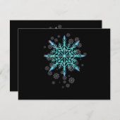 Retro sneeuwvlok voor vrouwen (Voorkant / Achterkant)