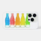 Retro snoep iPhone hoesje 15 Pro Case (Achterkant horizontaal)