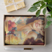 Retro Snoep meisjes Tissuepapier (Geschenk)