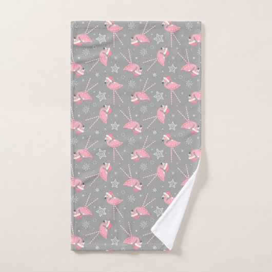 Retro Snoep Pink Flamingos ©studioxine Bad Handdoek (Handdoek)