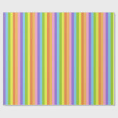 Retro Snoep Stripe Cadeaupapier (Vlak)