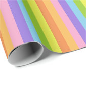 Retro Snoep Stripe Cadeaupapier (Rol Hoek)