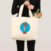 Retro snoepautomaat grote tote bag (Voorkant (product))