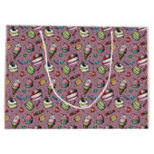 Retro Snoepjes- Roze Groot Cadeauzakje (Achterkant)