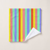 Retro Snoepjes strepen Bad Handdoek (Wasdoekje)