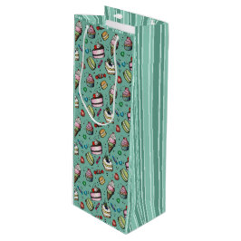 Retro Snoepjes- Turquoise Wijn Cadeautas