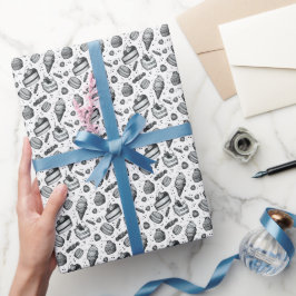 Retro Snoepjes- Vintage Cadeaupapier