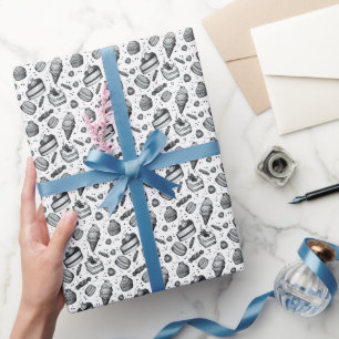 Retro Snoepjes- Vintage Cadeaupapier
