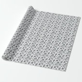 Retro Snoepjes- Vintage Cadeaupapier (Uitgerold)