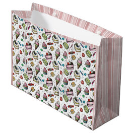 Retro Snoepjes- Wit Groot Cadeauzakje
