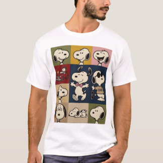 Retro Snoopy Eras Tour, Cartoon-hond Clipart ontwe T-shirt