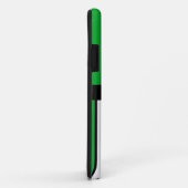 Retro Snorhaar Snor met groene strepen Case-Mate iPhone Case (Achterkant/rechts)