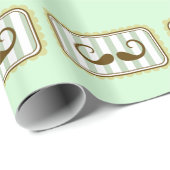 Retro Snorren van de munt Cadeaupapier (Rol Hoek)