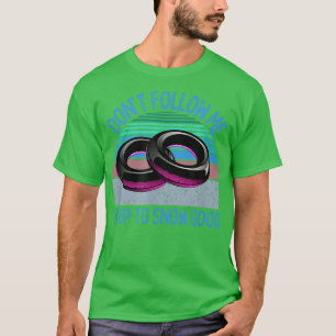 Retro Snow Tubing Snow Tube Winter T-shirt