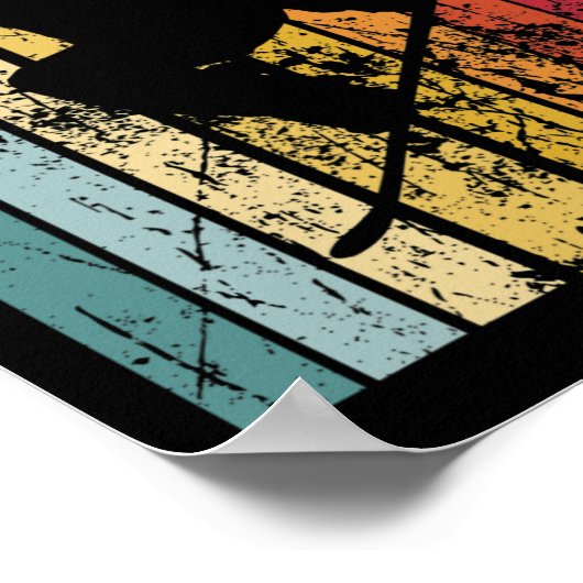 Retro Snowboard Snowboard Ski Vakantie Snowboard Poster (Hoek)