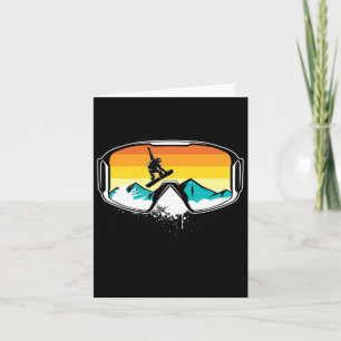 Retro Snowboard Snowboarding Snowboarder Freestyle Kaart
