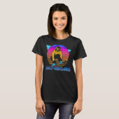 Retro Snowboard Snowboarding Sunset for Me T-shirt (Voorkant volledig)