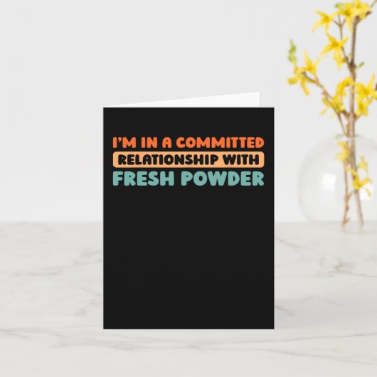 Retro Snowboard Wintersport - Snowboarde Kaart (Gele Bloem)