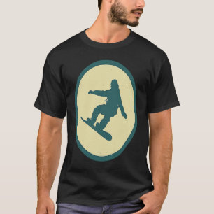 Retro Snowboarden Extreme Wintersport T-shirt