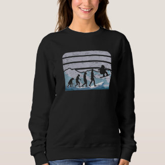 Retro Snowboarden Wintersporten Snowboarder Sport Trui