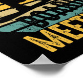 Retro Snowboarder - Snowboard  Snowboarder Poster (Hoek)
