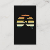 Retro Snowboarding Freestyle Jump Mountains Visitekaartje (Voorkant)