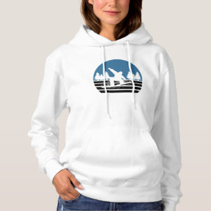 Retro Snowboarding Hoodie