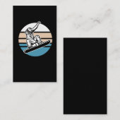 Retro Snowboarding Jump Snowboarder Winter Sport Visitekaartje (Voorkant / Achterkant)