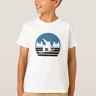  Retro Snowboarding T-shirt