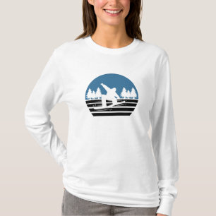 Retro Snowboarding T-shirt