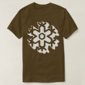 Retro Snowflake Groovy 531 T-shirt (Design voorkant)