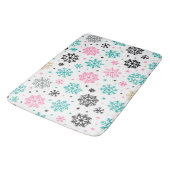 Retro Snowflakes Badmat (Gekanteld)