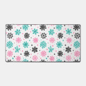 Retro Snowflakes Bureaumat (Voorkant)