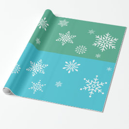 Retro - Snowflakes Cadeaupapier