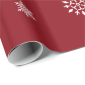 Retro - Snowflakes Cadeaupapier (Rol Hoek)