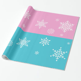 Retro - Snowflakes Cadeaupapier