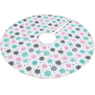 Retro Snowflakes Kerstboom Rok