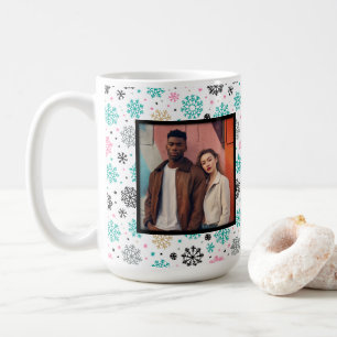 Retro Snowflakes Koffiemok