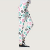 Retro Snowflakes Leggings (Rechts)