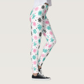 Retro Snowflakes Leggings (Rechts)