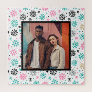 Retro Snowflakes Legpuzzel