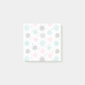 Retro Snowflakes Post-it® Notes (Voorkant)