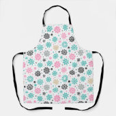 Retro Snowflakes Schort (Voorkant)