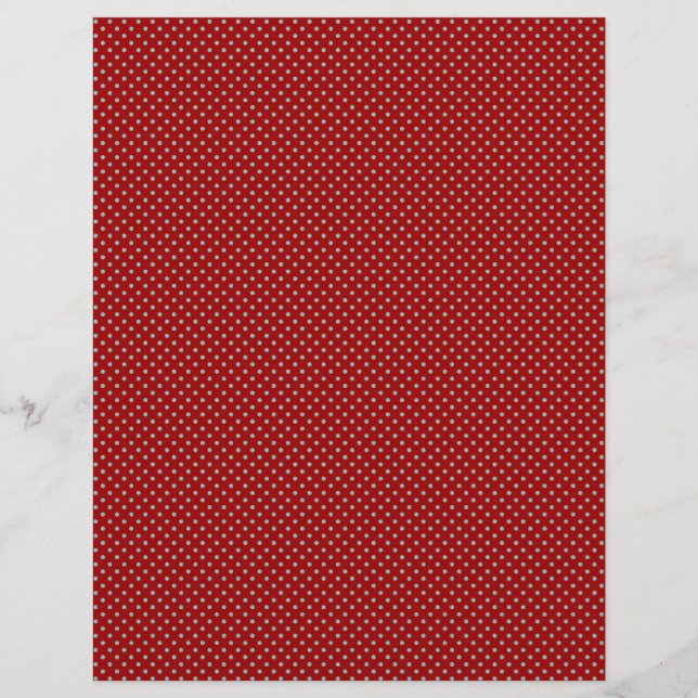 Retro Snowflakes Scrapbook Paper 3 (Voorkant)