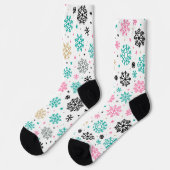 Retro Snowflakes Sokken (Links)